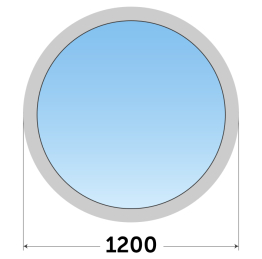 Круглое остекление из алюминиевого профиля