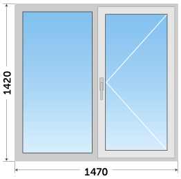 Радиусное окно из алюминия недорого
